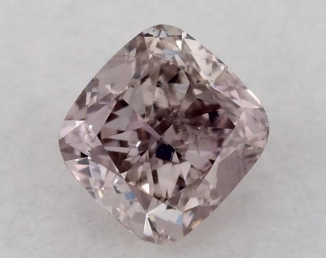 0.30 Carat Fancy Brownish Pink-I1 Cushion Modified Cut Diamond